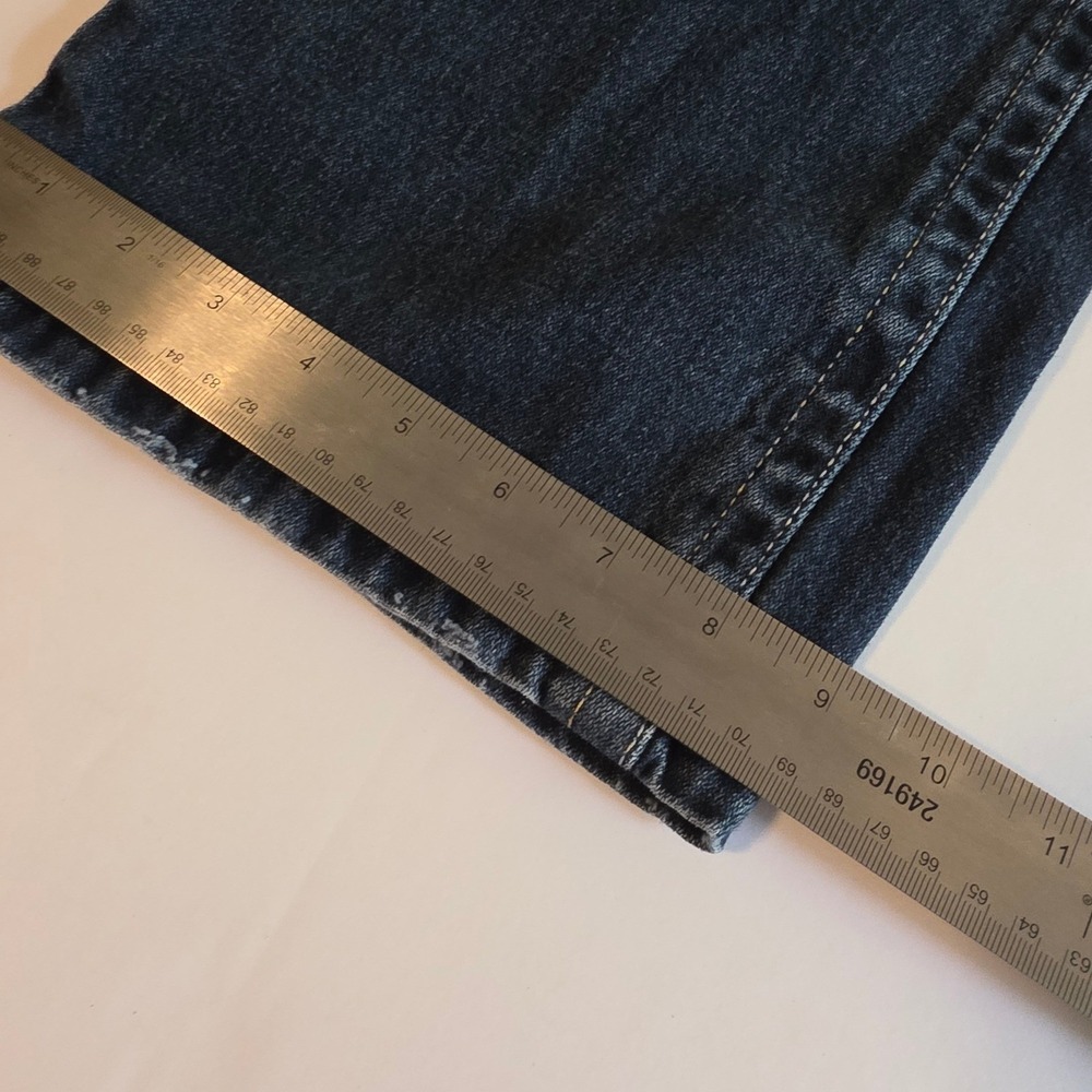 THRE3 Men's Jeans W30 L30 Dark Wash Straight Leg 100% Cotton - Picture 7 of 12